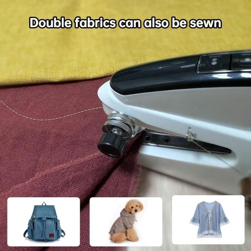 Handheld Sewing Machine, Portable, Mini Sewing Machine, Easy to Use, Fast Sewing Speed, Suitable for Sewing Clothes, Fabric, DIY Home Machine for Beginners.(Pink)