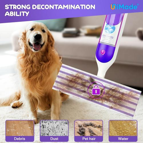 23 Pack Mop Pads Compatible with Swiffer Powermop, Washable Microfiber Pads Replacement for 13 ''-14.5 '' Mops - PowerMops Refills for Most Floor Types