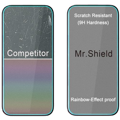 Mr.Shield Screen Protector compatible with iPhone 17 / iPhone 17 Pro [6.3 Inch] [Tempered Glass] [3-PACK] [Japan Glass with 9H Hardness]