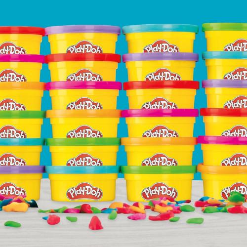 Play-Doh Party Favor Pack, Bulk 24 Pack of Modeling Compound with Cutters, Classroom Supplies for Arts & Crafts, Back to School Gifts & Prize Toys for Kids, Ages 3  (Amazon Exclusive)