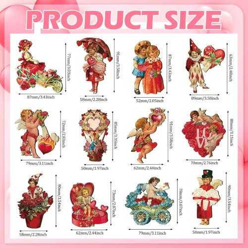 Karenhi 24 Pcs Vintage Easter Ornaments for Tree St Patricks Day Tree Decoration Wooden Bunny Ornaments Easter Hanging Cutouts with Rope for Crafts Basket Holiday Spring Party Favors(Vintage Style)