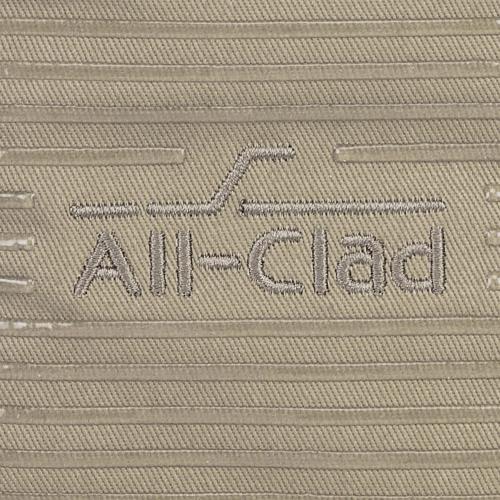 All-Clad Premium Pot Holder & Hot Pad: Heat Resistant up to 500 Degrees - 100% Cotton, 10x6.25 Hot Pad for Kitchen and Barbeque, 6-Pack, Mushroom