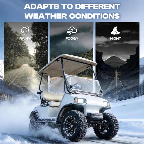 DRIVE UP Club Car DS Led Light Kit, Golf Cart Led Lights for Club Car DS 1993-Up Gas and Electric Golf Carts, Factory Style Headlight and Tail Light Assembly OEM 101988002 101988001