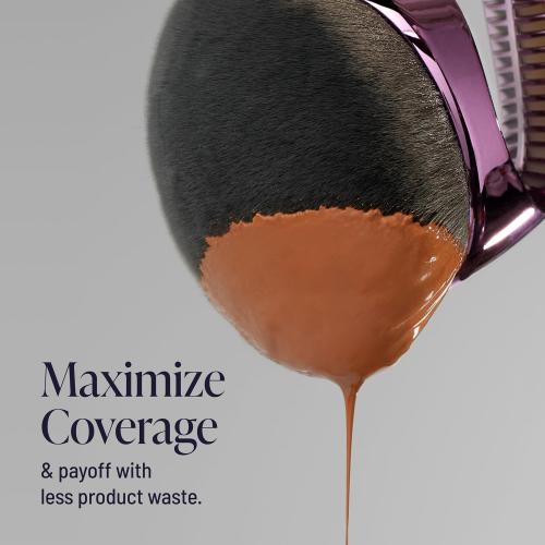 Westmore Beauty Blend & Blur XL Kabuki Leg & Body Makeup Brush - Purple | Full body coverage perfector, self tanner blending brush, vegan ultra-soft dense bristles, for all skin types