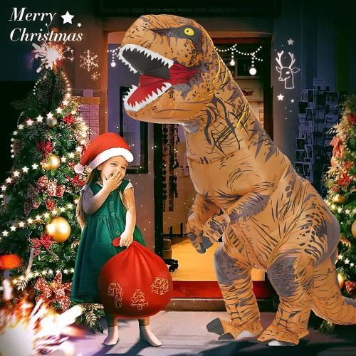 Size L 1010 RHYTHMARTS Inflatable Costume Dinosaur Inflatable Costumes T-rex Costumes Fancy Dress Halloween Costume Adult Costume