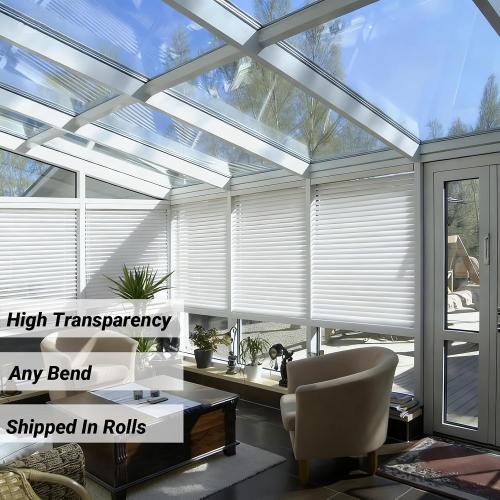 Clear Polycarbonate Roofing Sheet, Acrylic Plastic Sheet Pergola Roofing Canopy Cover Outdoor Awning Shelter for Greenhouse Shed Carport (4x26.2ft(1.2x8m))