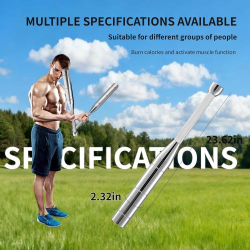 Adjustable Macebell & Pure Steel Barbell Set (6.5‑35 lbs) – 6‑in‑1 Indian Clubs & Barbell Kit for Full Body, Grip, Shoulder Training – Home Gym Strength Equipment with Anti‑Slip Grips