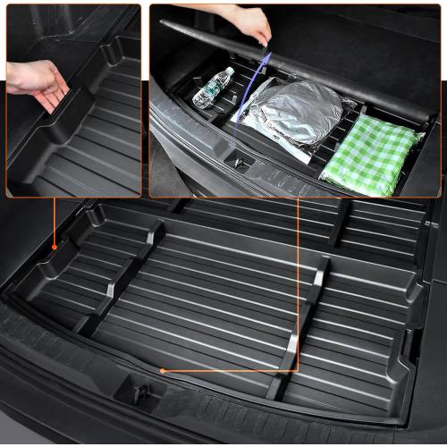 Trunk Hidden Storage Box for 2019-2024 2025 Toyota RAV4 Accessories, SUV Trunk Organizer Insert Cargo Organizer for SUV, Extra Space fits Under Cargo Floor Storage