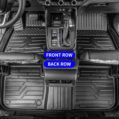 Rongtaod Floor Mats Compatible with 2023 2024 2025 2026 Honda CRV (Include Hybrid) Cargo Mat Trunk Mat Cargo Liner Back Seat Cover CR-V Accessories (Fit Upper Deck, Trunk Mat Backrest Mats Floor Mats)