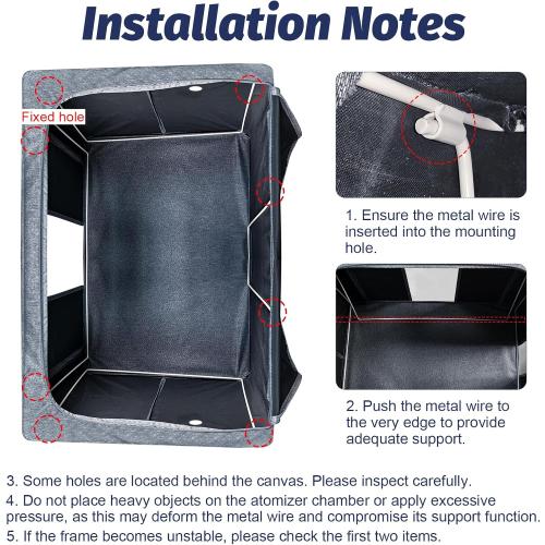 REDDOUDOU Pet Oxygen Chamber, Small Pet Incubator, Animal Humidifier Box, Pets Delivery with Padded Cotton, Cat's Nest, Pets Humidifier Accessories for Dogs, Cats, Puppies, Kittens(100L)