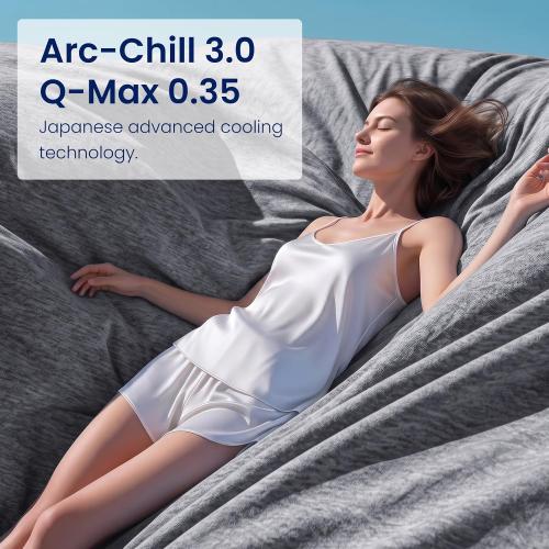 Topcee Cooling Blanket Queen Size 90x90 for Hot Sleepers Summer Blanket