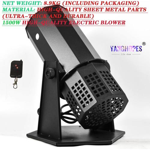 1500W Professional Confetti Machine Confetti Cannon Machine Electric Confe-tti Launcher Confe-tti Tubes W/Wireless Remote, for Special Event, Parties, Club, Wedding, Concerts