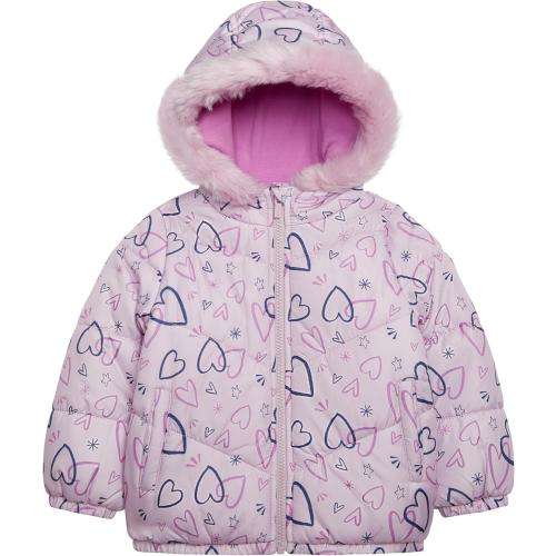 4T Carter's Girls' 2-Piece Snowsuit Cozy Hooded Puffer Jacket and Ski Bib Set