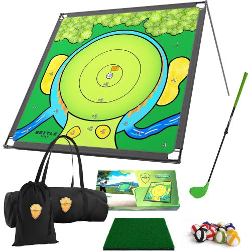 Battle Golf Chipping Game - The Original Portable Golf Game for Chipping Practice for Dads and Junior Golfers - Indoor and Outdoor