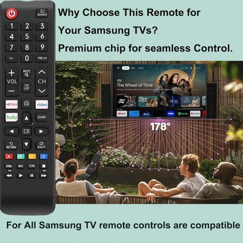 EONCHARM Universal Remote Control for All Samsung TV Compatible with All Samsung LCD LED HDTV 3D Smart TVs Models