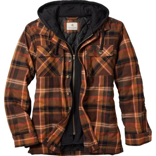 SIZE L....Legendary Whitetails mens Maplewood Hooded Shirt Jacket