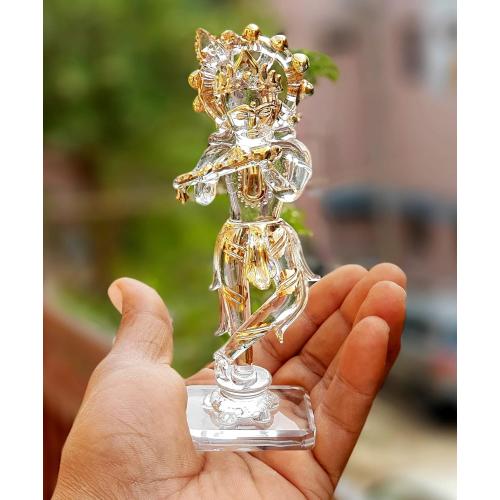 eSplanade - Krishna Kishan Murti Idol Statue Sculpture (Glass)
