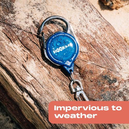 HOOK-EZE Fly Fishing Zinger Retractor for Anglers Vest, Pack of 3 - Fishing Gear and Equipment for Nippers, Forceps, Fly Float Ant, Belt Loops & Backpack .. missing 1