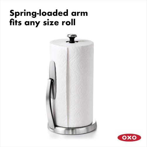 OXO Good Grips SimplyTear Paper Towel Holder Countertop (dirty)