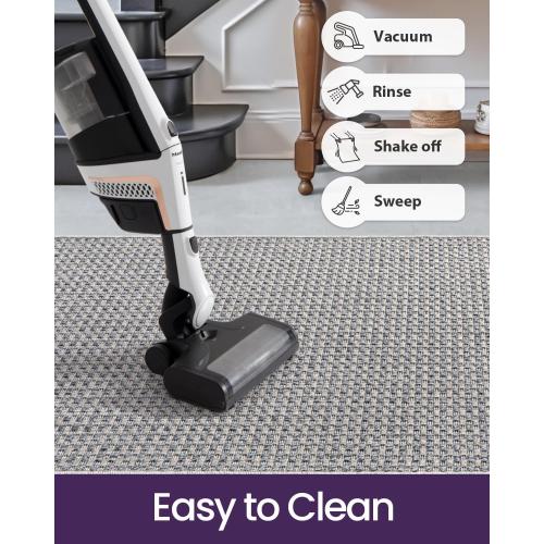 DEXI Hallway Runner Rug 3.3x10, Woven Braided Farmhouse Runner Carpet Indoor, Absorbent Thin Long Entryway Runners for Kitchen, Laundry Room, Patio Entrance, Checkered Grey