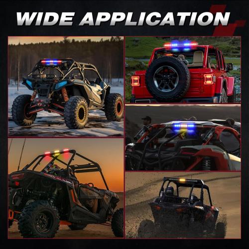 OFFROADTOWN 20 Inch LED Chase Light Bar UTV Rear Chasing Lights Safety Flashing Light w/Reverse Brake Turn Signal Light Offroad Emergency Strobe Bar for Polaris RZR Can-Am X3 Yamaha Honda SXS
