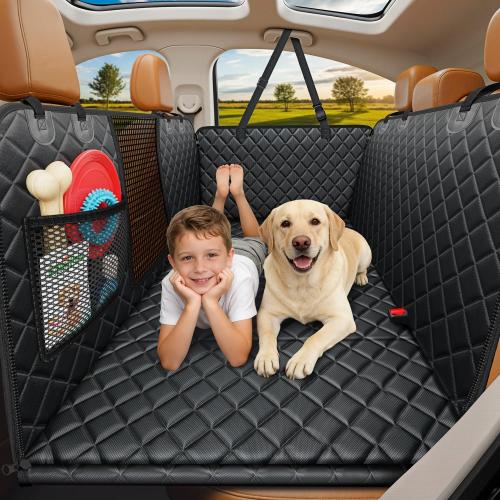 URPOWER Hard Bottom Dog Car Seat Cover, Back Seat Extender for Cars & SUVs