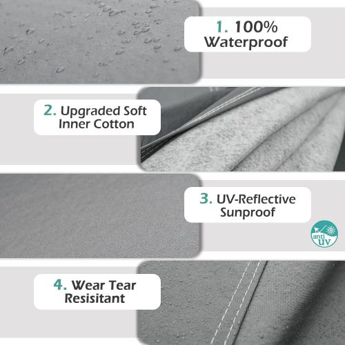 16 Layers Waterproof All Weather Car Cover - Universal Fit VW Golf, Honda Civic, Mazda 3, Toyota Corolla, Ford Fiesta, Nissan Leaf, Mini Clubman