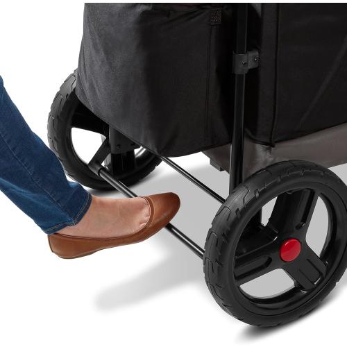 Radio Flyer Wagon for Kids, Baby Stroller, Outside Toys for Toddlers 1-3, Rolling Cart, Beach Cart with Wheels, Trav'ler Stroller Wagon with Protective Cover, for Ages 1  Years