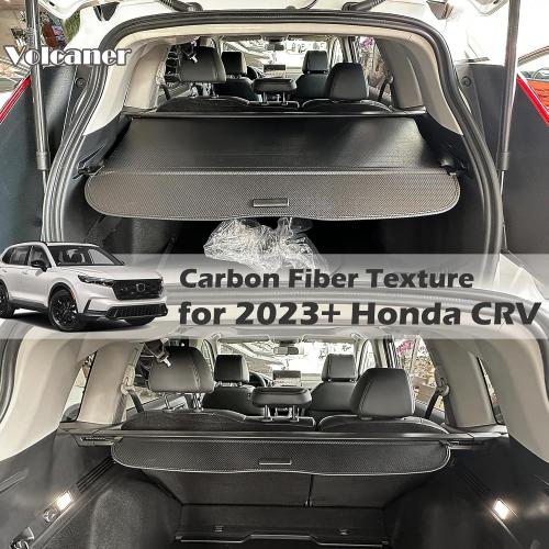 Cargo Cover for 2023-2025 2026 Honda CRV Accessories, (Carbon Fiber Texture) for Honda CRV 2023-2026 Accessories(Include Hybrid) Retractable Trunk Cover Shield Shade Privacy Screen for CR-V