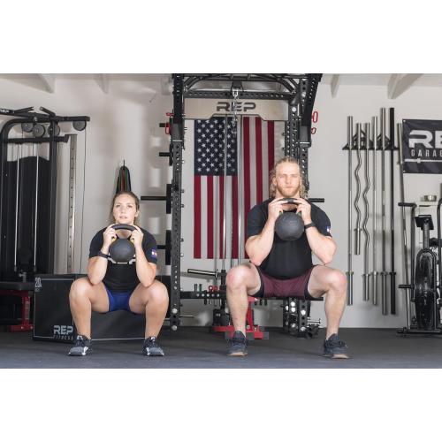 REP Fitness Kettlebell Set and Singles, 12 kg/26 lb Weight Range, Cast Iron, Strength Exercise Training, Home Gym, Power Workout Equipment, Free Weights, Dumbbell Alternative