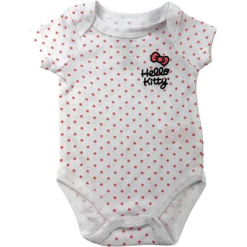 Hello Kitty Baby Girls’ 3-Pack Bodysuit – Infant Cotton Onesies Clothing Set