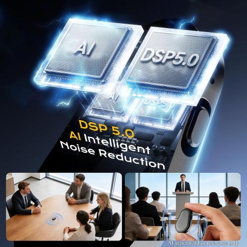 136GB(9800H) Magnetic Voice Recorder - Zutiifeu Voice Activated Recorder with DSP5.0 Noise Cancellation HD Recording Device for Classe/Meeting/Lecture