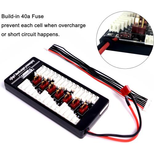 T Plug Deans Parallel Charge Board 2S-6S Lipo Balance Charging Board Imax B6 B6AC Charger Expansion Board