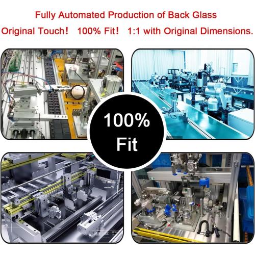 Rear Back Glass Replacement for iPhone 15 Pro Max 6.7-inches with Reparing Tool Kit and All Necessary Parts (Natural Titanium)