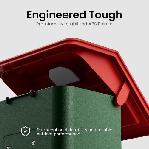 ‼️may be some missing pieces or mild stains ‼️Smart Bird Feeder with Camera Solar Powered, 2K HD Video, AI Bird Species Identification, Instant Arrival Alerts, Weatherproof Design for Effortless Birdwatching, Best Gift for BirdLovers, Red