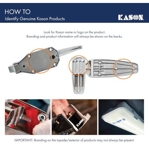 Silver Kason 1245 Reversible Cam-Rise Hinge, 1 to 1/8 Inch Offset, 11245000040