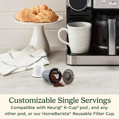 Cuisinart 12-Cup Coffee Maker, Single-Serve Brewer Glass Carafe, Automatic Hot & Iced Coffee Machine, Brew Strength Control and Pause, SS-16, Stainless Steel