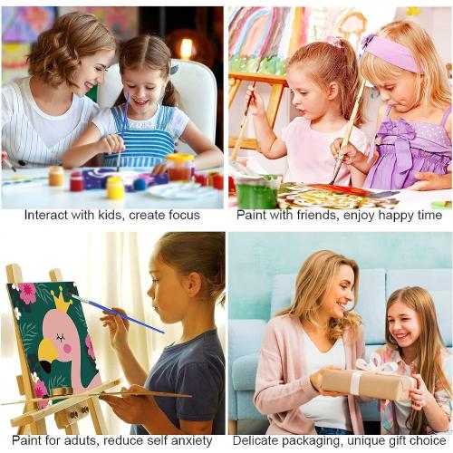 cupmod 6 Packs Paint by Number for Adults,Scenery-Cityscape DIY Acrylic Oil Painting Paint by Numbers Kits on Canvas,Adults Paint by Numbers Kits Drawing Paintwork for Home Decor