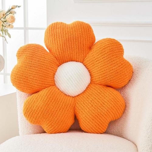 Flower Throw Pillow, Cute Flower Shaped Pillow Decorative Throw Pillow for Bed Couch, Soft Daisy Pillows Floor Seating Cushion Cushions