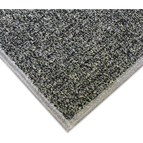 Size 2' x 5'  Color Black KOECKRITZ Washable Artificial Grass Rug Runners: 2', 3', 4', 6' Widths & up to 100' Lengths - Ideal Economy Turf for Outdoor, Hallways, Kitchens |Ultra-Thin Carpet | Black/Taupe