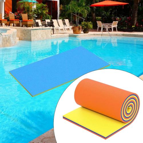 Water Float Mat, Floating Pad, Water Recreation Float Blanket Float Raft, Drifting Mattress Float Mat Bed for Adults Boat, Party Lake