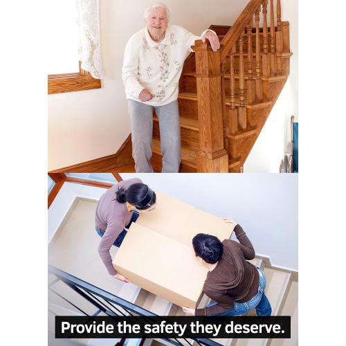 6x32 Non-Slip Stair Treads Tape (15-Pack) - Clear Anti-Slip Indoor Strips