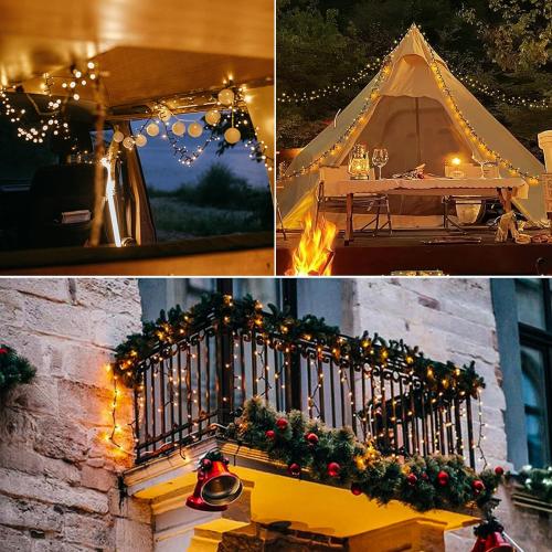 100FT 300 LED Christmas String Lights Outdoor Tree Lights Green Wire Twinkle Lights for Bedroom with 8 Modes Memory Function & Timer Plug in Xmas Decorations Holiday Indoor Decor Warm White