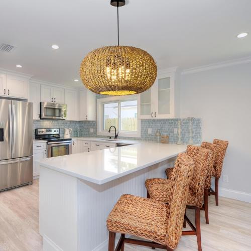 22.83in Large Rattan Chandelier Wicker Hand-Woven Pendant Light | Boho Light Fixture Farmhouse Ceiling Hanging Lighting for Living Room Kitchen Island Dining Room Hallway, 4-Lights