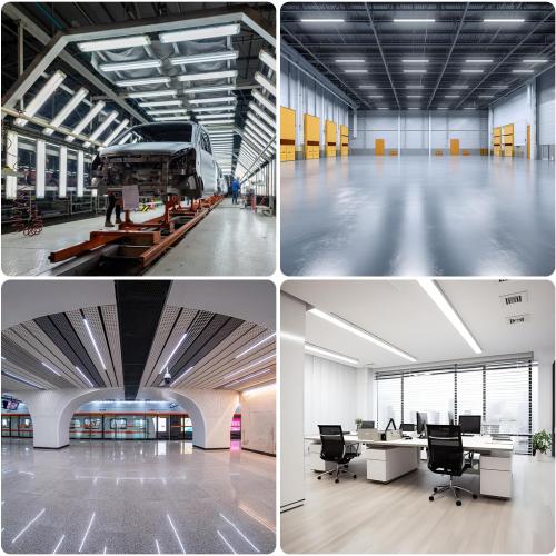 T8 T12 LED Tube Light Bulbs 4 Foot, 5 Power(10W-24W)& 6CCT(3000K-6500K) All in 1, Plug & Play or Ballast Bypass, T8 4ft Fluorescent Replacement, Durable Type A B Light Tube, ETL DLC (6Pack)