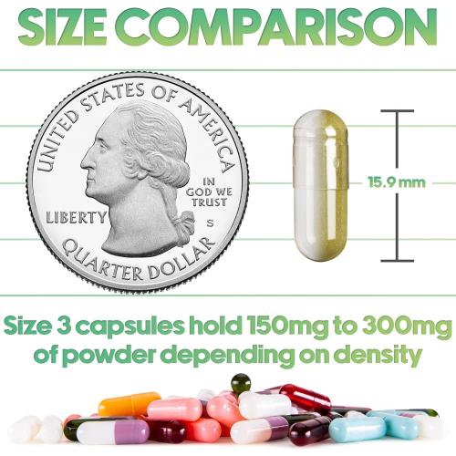 XPRS Nutra Size 3 Empty Capsules - 10000 Count Colored Empty Gelatin Capsules - Pills DIY Capsule Filling - Fillable Color Gel Caps for Vitamins and Powdered Supplements (Black/Red)