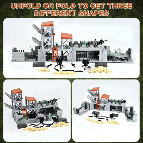 Ice Hockey Building Set with 8 Ice Hockey Player - Tabletop Battle Game - Creative Sports Toy - Standard Brick Compatible Kids STEM Building Kit