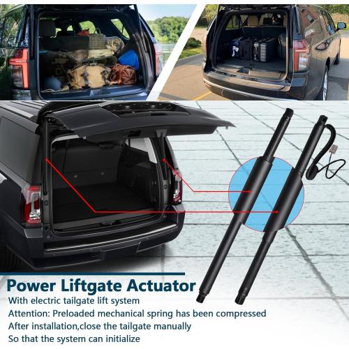Rear Power Tailgate Lift Support Shock Struts,Trunk Liftgate Actuator Compatible with 2015-2020 Suburban Tahoe ESV Yukon XL Replace for 84306929 84183515 23226162 23408748