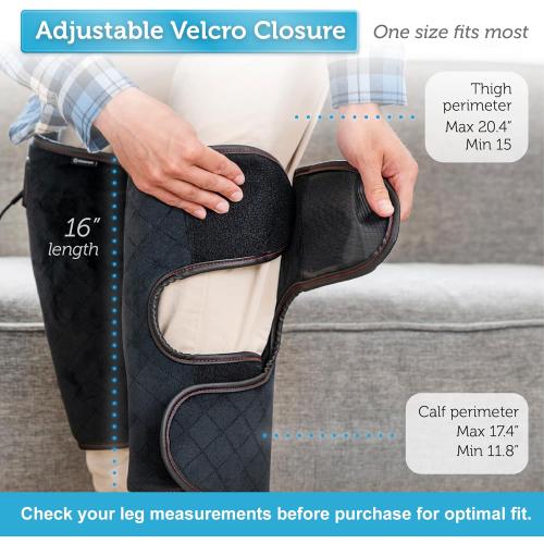 COMFIER Heated Knee Massager with Vibration & Heat, Wrap-Around Knee Heating Pad Pair, Knee Warmers for Men Women Seniors, FSA Eligible HSA,Valentine’s Day Gifts for Her Him