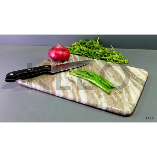 Marble Chopping Board Cutting Board Cheese Board Cheese Platter Kitchen Appliance Wine Serve-ware Birthday Anniversary Corporate Gift (9 x 12 - Beige)